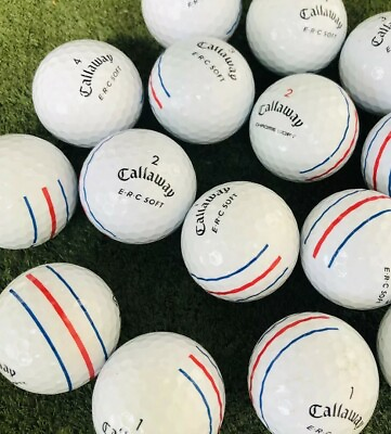 #ad 50 Callaway ChromeSoft Triple Track ERC Soft Golf Balls 5A Mint Condition