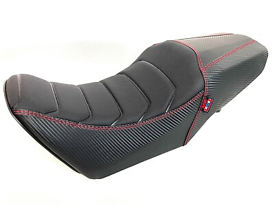 #ad Honda grom125 replacement seat complete custom fit 2022 2023 only red stitch