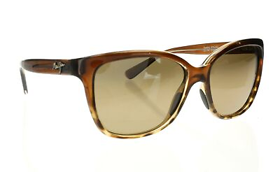 #ad Maui Jim 255639 Womens Polarized Fashion Cat Eye Sunglasses Tortoise Bronze