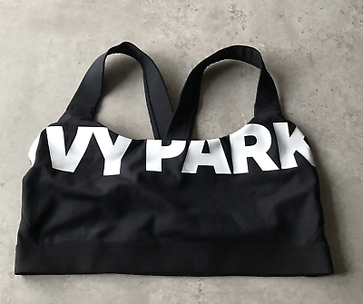 #ad Ivy Park Sports Bra Womens Crop Top Logo Size M