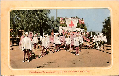 #ad Postcard Pasadena#x27;s Tournament of Roses Parade on New Year#x27;s Day California