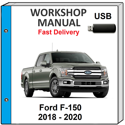 #ad FORD F 150 F150 2018 2019 2020 SERVICE REPAIR WORKSHOP MANUAL ON USB