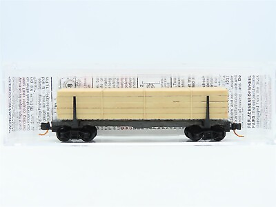 #ad N Scale Micro Trains MTL 11400070 40#x27; Modern Log Car w Uprights