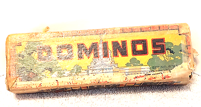 #ad Halsam Congress Dominoes Vintage 1950#x27;s Complete Set