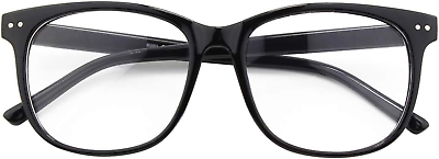 #ad Oversized Fake Glasses for Women Men Non Prescription Glasses Clear Lens Glasses