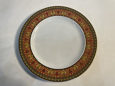 #ad Rosenthal Versace Medusa Red Salad Plate 8 3 4” MINT 4 Available