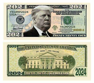#ad ✅ Pack of 100 Donald Trump 2024 Re Election Presidential Novelty Dollar Bill ✅