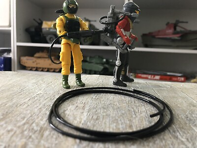 #ad gi joe replacement hose Fits Most Figures Vehicles “ONLY HOSES ‘You Get 2 Feet