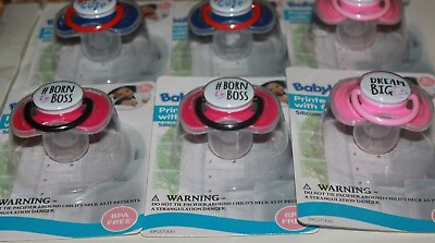 #ad Baby King Silicone Pacifier 0 Months CARDED LOT OF 2 PICK YOUR STYLE