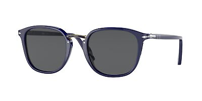#ad PERSOL PO3186S 1144B1 Phantos Blue Dark Grey 51 mm Men#x27;s Sunglasses $97.66