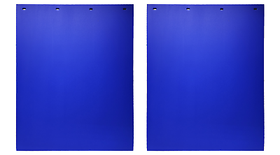 #ad 2430B Blue Colored Mudflap 24x30quot; PAIR