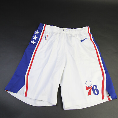 #ad Philadelphia 76ers Nike NBA Authentics VaporKnit Game Shorts Men#x27;s New