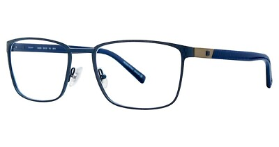 #ad New Morel Oga 100390 BB15 Rectangle Matte Navy Blue 59 mm Eyeglasses Authentic