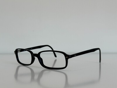 #ad Ray Ban RB 5011 2000 Rectangle Black Eyeglasses Optical Frame 49 16 135