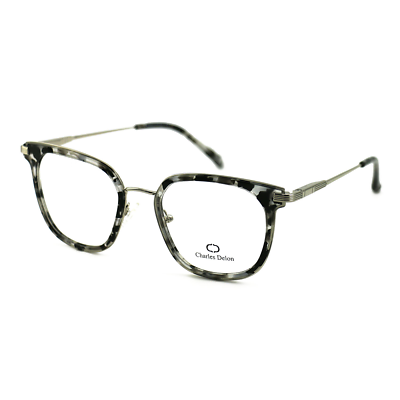 #ad Eyeglasses Womens Havana Black Frames Square 51 20 140 by Charles Delon