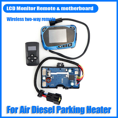 #ad 12V 24V 2KW 8KW Diesel Heater LCD Monitor Control Board Motherboard Advanced #