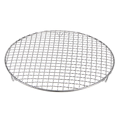 #ad Round Cooking Rack 5 13quot; Stainless Steel Cross Wire Barbecue Grill Net with Legs