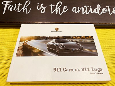 #ad ⭕️ 2017 PORSCHE 911 CARRERA 911 S 4 4S TARGA OWNERS MANUAL ONLY COUPE CABRIOLET