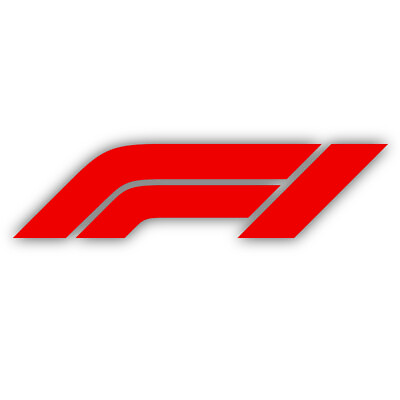 #ad F1 Racing Logo Cut To Shape Vinyl Decal Sticker