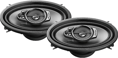 #ad PIONEER TS A462F a Series 4quot;X 6quot; 3 Way 210 W Max Power Carbon Mica Reinforced