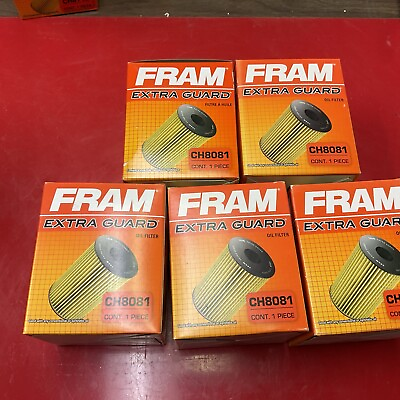 #ad Fram Extra Guard CH8081 Pack Of 5 New In Box Free Shipping