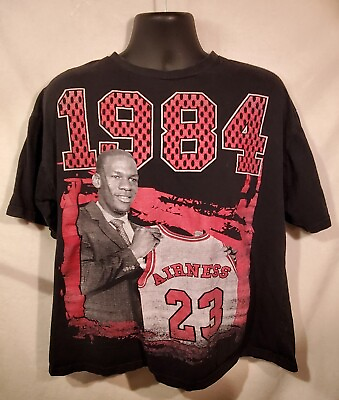 #ad Authentic Classics 1984 Michael Jordan Airness #23 Chicago Bulls XL t shirt