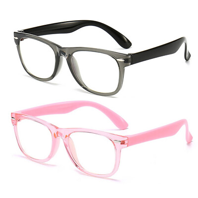 #ad Flexible Child#x27;s Kids Girl Eyeglass Frame Flexible Glasses Eyewear Rx