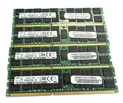 #ad Samsung 32GB 4x 8GB PC3L 12800R 2RX4 ECC Server Memory M393B1K70PH0 YK0 RDIMM