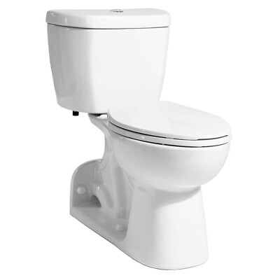 #ad Niagara Stealth 2 Pcs Toilet 0.95 GPF Rear Outlet Single Flush Elongated White