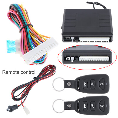 #ad Universal 12V Car Alarm Remote Central Kit Door Lock Keyless Entry System 1 way