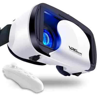 #ad VRG Pro 3D VR Glasses Virtual Reality Full Screen Visual Wide Angle VR Glasses F