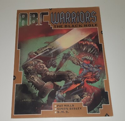 #ad ABC Warriors The Black Hole Graphic Novel RARE 1991 Gold Cover 1st Print Edn