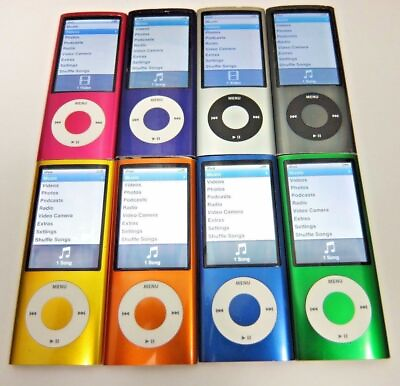 #ad Apple iPod Nano 4th 5th Generation （8GB 16GB ）Replaced New Battery All Colors