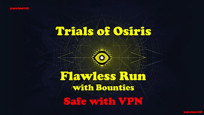 #ad Trials of Osiris Flawless Completion Bounties Fast and Safe PC PS4 PS5 Xbox