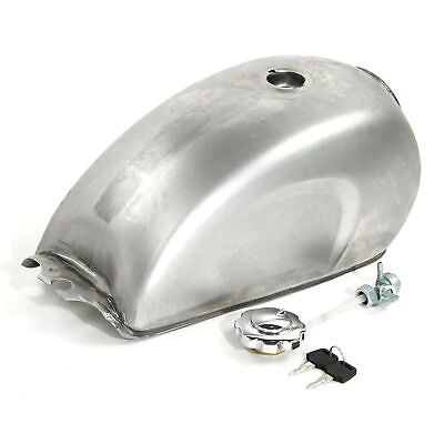 #ad Unpainted 2.4gal. 2.4 Gallon 9L Custom Cafe Racer Fuel Gas Tank Fit for Honda