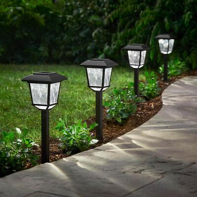 #ad 4 Pack LED Solar Power Pathway Lights Weather Resistant Outdoor