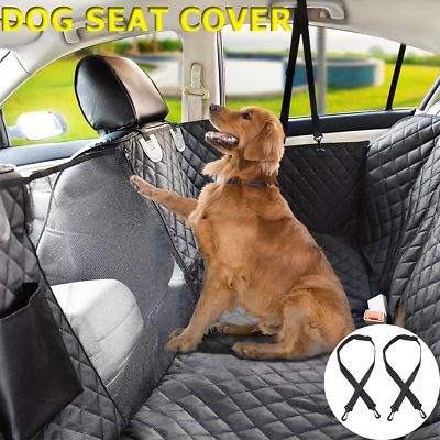 #ad Dog Car Rear Back Seat Cover Waterproof Pet Travel Hammock Safety Protector Mat