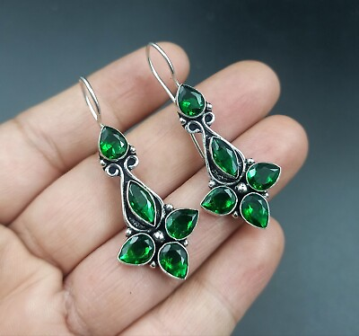 #ad Fashion dangle earrings for women Handmade Monalisa Stone Earrings Gifts For Her
