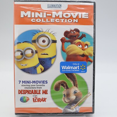 #ad NEW 7 Mini Movie Collection DVD characters from Despicable Me Hop and Lorax
