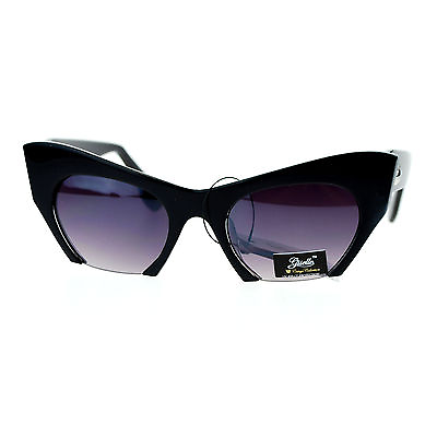 #ad Designer Fashion Womens Sunglasses Cropped Cut Lens Cateye