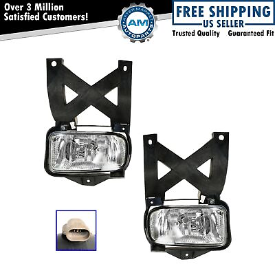 #ad Fog Driving Lights Lamps Left amp; Right Pair Set for 01 04 Ford Escape