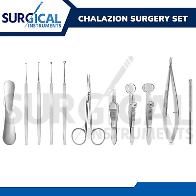 #ad Chalazion Surgery Instruments Set Ophthalmic Surgical Stainless German Grade