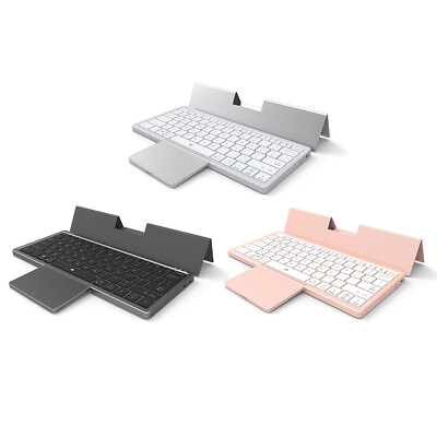 #ad 78 Keys Keyboard PU Case Stand Tablet Keyboard Dustproof for Universal Tablet PC