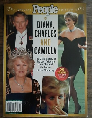 #ad People Special Edition Magazine DIANA CHARLES and CAMILLA 25 Years Ago NEW
