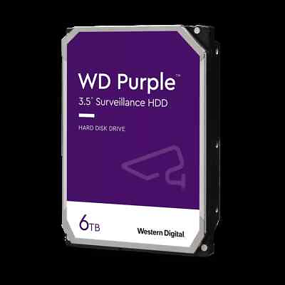 #ad Western Digital 6TB WD Purple Surveillance HDD Internal Hard Drive WD64PURZ $149.99