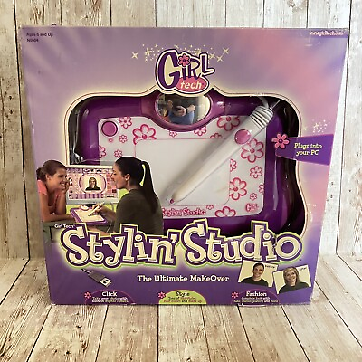 #ad Girl Tech Stylin#x27; Studio by Mattel Brand New Computer Toy Make Overs