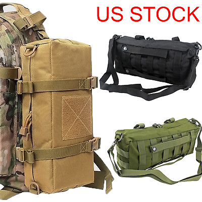 #ad Tactical Molle Pouch Outdoor Multi Purpose Large Capacity Waist Pack Storage Bag