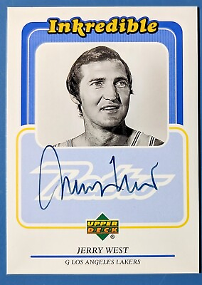 #ad Two cards of Jerry West 1999 UD INKREDIBLE RETRO AUTO 1969 70 NBA Championship