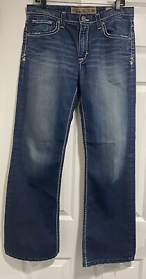 #ad BKE Tyler Mens Jeans tag 32x32 Inseam 31 Stretch Faded Distressed Y2K Denim