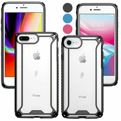 #ad For iPhone 8 8 Plus iPhone 7 7 Plus Case Rugged Shockproof TPU Clear Cover